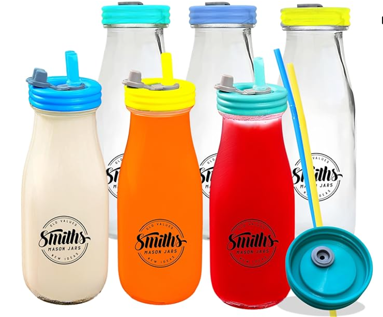 mini glass bottles