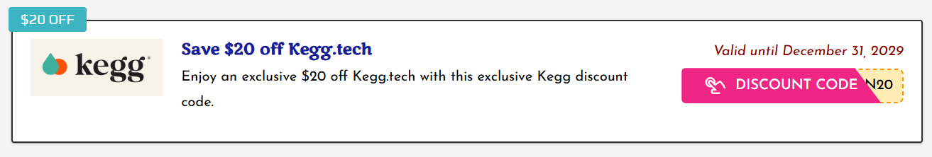 kegg coupon code