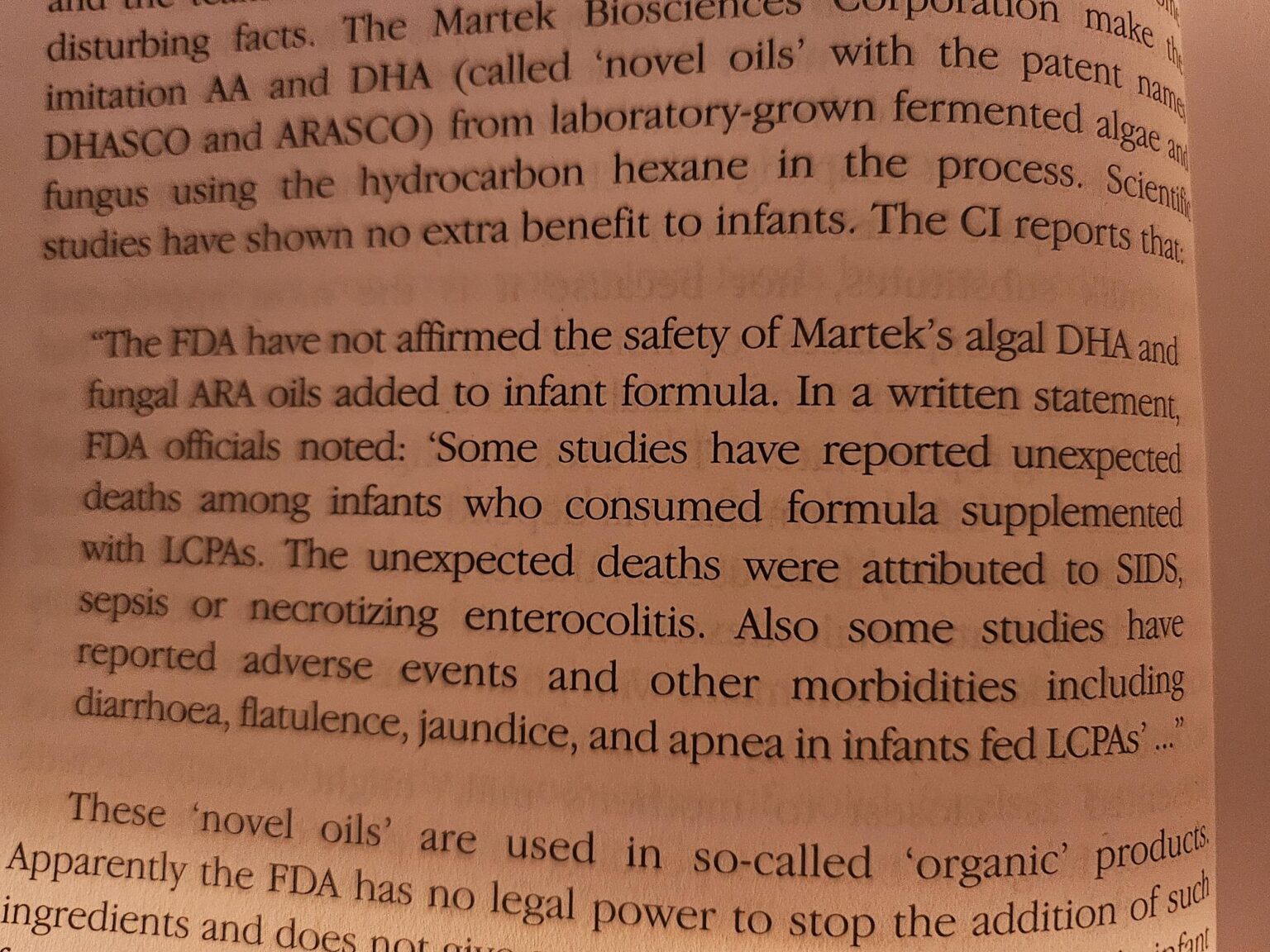 novel oils